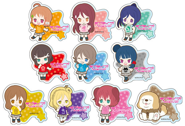 ラブライブ！サンシャイン！！ アクリルバッジ Tシャツver 10個入りBOX[コンテンツシード]《在庫切れ》