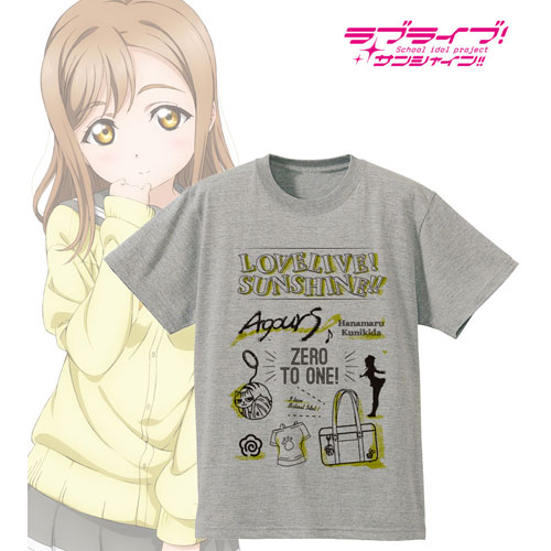 ラブライブ！サンシャイン！！ ラインアートTシャツ 国木田花丸