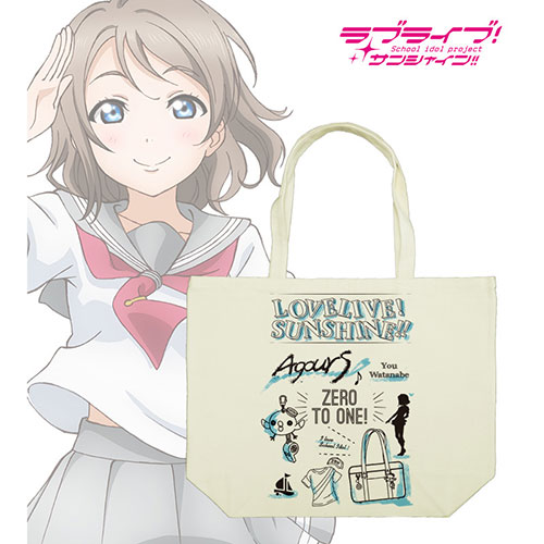 ラブライブ サンシャイン ラインアートトートバッグ 渡辺曜 再販 アルマビアンカ 在庫切れ