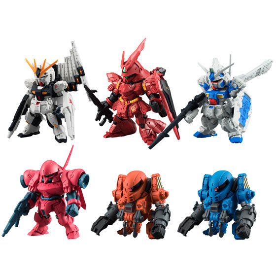 FW GUNDAM CONVERGE ♯01 全6種セット