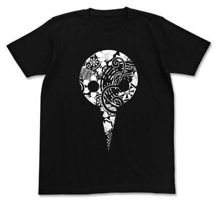 EVANGELION 使徒フラワーパターン Tシャツ/BLACK-S[コスパ]