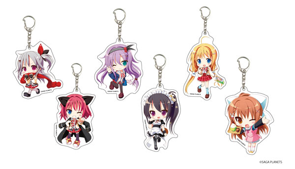 アクリルキーホルダー「花咲ワークスプリング！」01 6個入りBOX[A3