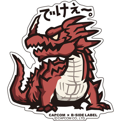 CAPCOM×B-SIDE LABELステッカー モンスターハンター でけぇ～。[B-SIDE LABEL]《在庫切れ》