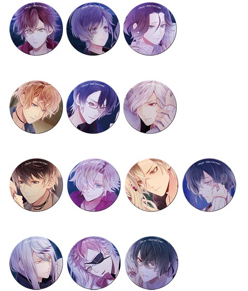 缶ストラップコレクション DIABOLIK LOVERS Vol.1 13個入りBOX[一二三