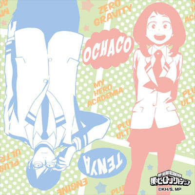 僕のヒーローアカデミア もふもふハンドタオル 麗日お茶子＆飯田天哉[読売テレビエンタープライズ]《在庫切れ》