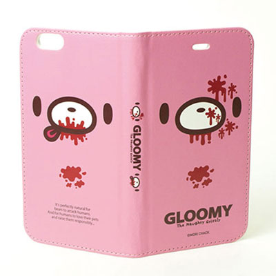 森チャック 手帳型iPhone6/6sカバー グル～ミ～ (WRAP FACE)[エー