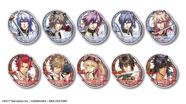 戦刻ナイトブラッド」ぷくっとバッジコレクション Vol.2 上杉軍/武田軍