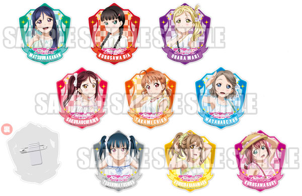 ラブライブ！サンシャイン！！ トレーディングアクリルバッジ 9個入りBOX[ブシロードクリエイティブ]【送料無料】《在庫切れ》
