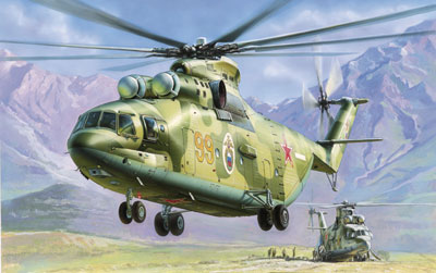 1/72 MIL MI-26 重輸送ヘリ ヘイロ プラモデル[ズベズダ]《在庫