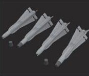 エデュアルド 1/32 ブラッシン AIM-4G ファルコンミサイル 4個入 プラモデル用パーツ EDU632104 dwos6rj 中古-非常に良い】エデュアルド 1/32 ブラッシン AIM-4G
