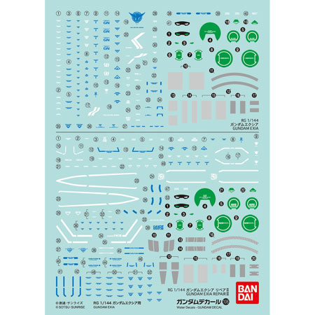 【中古】ガンダムデカール No.106 RG 1/144 ガンダムエクシア用[バンダイ]