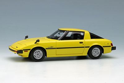 1/43 MAZDA SAVANNA RX-7 (SA22C) 1978 スパークイエロー[メイクアップ]【送料無料】《在庫切れ》