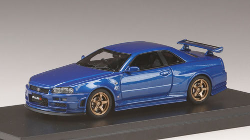 1/43 ニスモ R34 GT-R S-チューン S1 パッケージ ベイサイドブルー[MARK43]《在庫切れ》