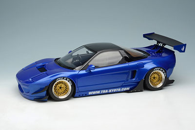 1/18 Rocket Bunny NSX -6666 Wheels！ - メタリックブルー (ホイール 