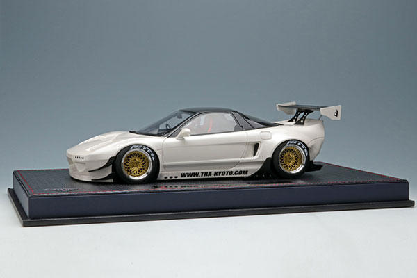 1/18 Rocket Bunny NSX -6666 Wheels！ - パールホワイト (ホイール 