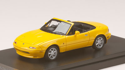 1/43 ユーノスロードスター(NA6C) J-リミテッド サンバーストイエロー