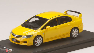 1/43 ホンダシビックタイプ R (FD2)後期型 サンライトイエロー
