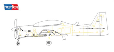 1/48 エアクラフト シリーズ ブラジル空軍 EMB-312 ツカノ プラモデル