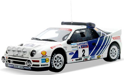 1/18 フォード RS200 グループB Lombard Rally (RAC) 1986 (ホワイト