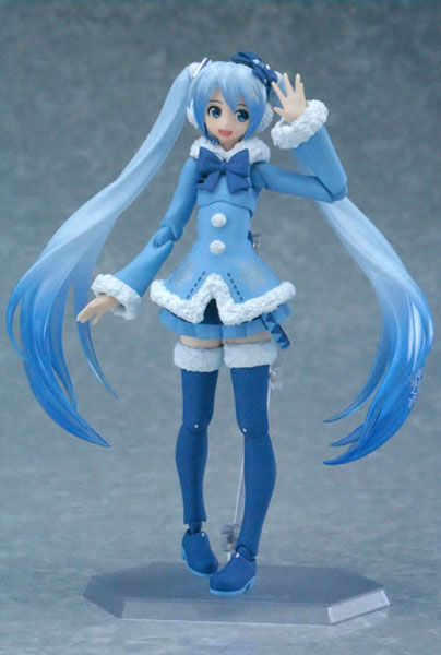 中古】(本体A/箱B)figma 雪ミク ふわふわコートver.(GOODSMILE ONLINE