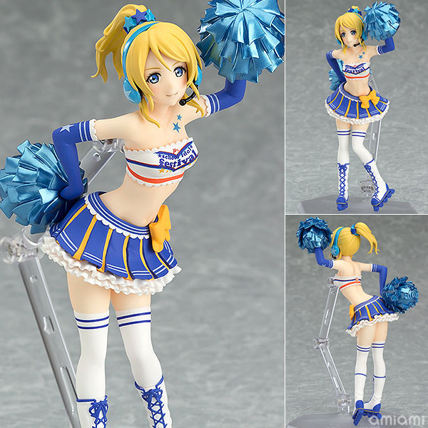 【中古】【特典】figFIX ラブライブ！ スクールアイドルフェスティバル 絢瀬絵里 チアガールver. 完成品フィギュア(GOOD SMILE ONLINE SHOP限定)[マックスファクトリー]