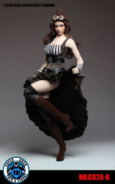 1/6 女性アウトフィット スチームパンク B (ドール用衣装)[Super Duck