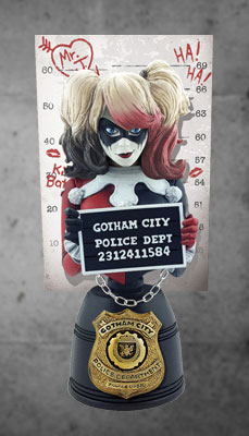 フィギュア　ハーレイ・クイン 「バットマン」 DCコミックス 逮捕記録ショット ミニバスト #01 DCコミックス』 ミニバスト 「逮捕記録ショット」#01 ハーレイ