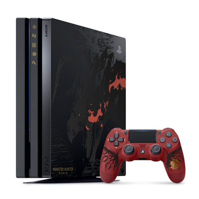 【新品・送料込】 PS4Pro モンスターハンターワールドリオレウスエディション PS4 Pro モンスターハンター：ワールド リオレウスエディション