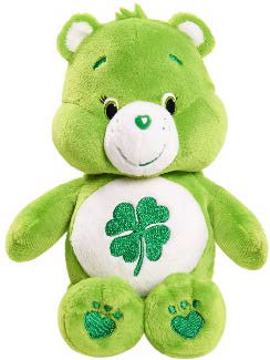 ケアベア』 おすわり ぬいぐるみ グッドラック・ベア[ジャスト