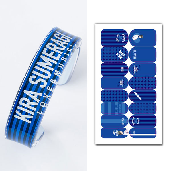 うたの☆プリンスさまっ♪ マジLOVEレジェンドスター アクリルバングル＆ネイルシールB / 綺羅[ムービック]《在庫切れ》