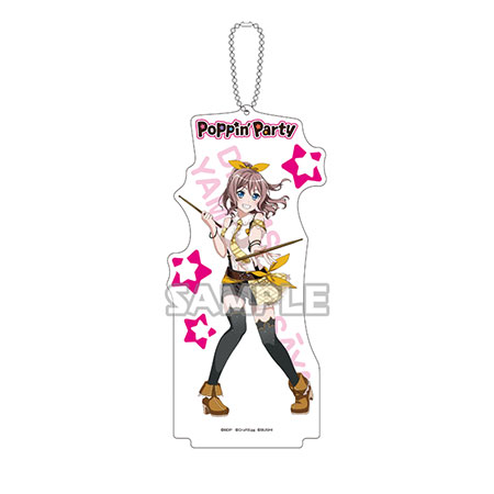 Poppin’Party 山吹沙綾 5周年記念グッズ アクリルスタンド バンドリ バンドリ！ ガールズバンドパーティ！ アクリルスタンド