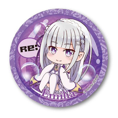 ぷかっしゅ缶バッチ Re：ゼロから始める異世界生活/エミリア[ベルハウス]《在庫切れ》
