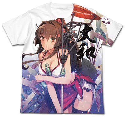艦隊これくしょん -艦これ- 大和 水着mode フルグラフィックTシャツ/WHITE-S[コスパ]