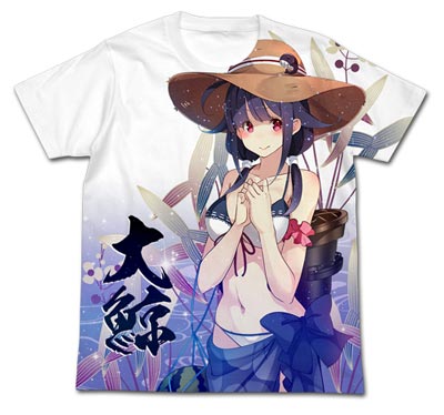 艦隊これくしょん 艦これ 大鯨 水着mode フルグラフィックtシャツ White S 再販 コスパ １１月予約