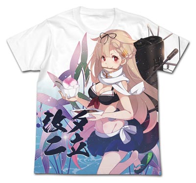 艦隊これくしょん 艦これ 夕立改二 水着mode フルグラフィックtシャツ White S 再販 コスパ １１月予約