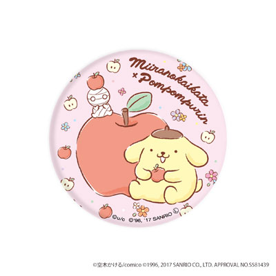 缶バッジ「ミイラの飼い方×ポムポムプリン」01/ピンク[A3]《在庫切れ》