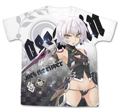 Fate/Grand Order アサシン/ジャック・ザ・リッパー フルグラフィックTシャツ/WHITE-XL（再販）[コスパ]《１２月予約》