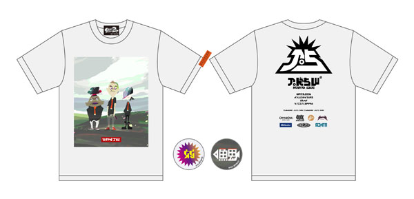 【特典】スプラトゥーン2/バンドT HIGHTIDEERA ホワイト L[エディットモード]《在庫切れ》