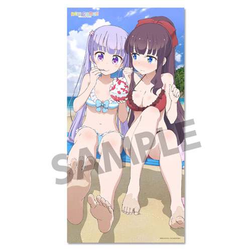 NEW GAME！！ マイクロファイバーバスタオル 青葉＆ひふみ 水着ver 