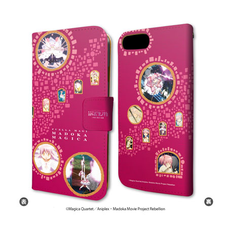 手帳型スマホケース(iPhone6/6s/7兼用)「魔法少女まどか☆マギカ[新編