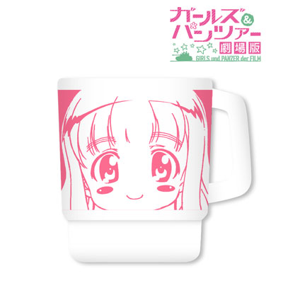 劇場版　ガールズ＆パンツァー　ガルパン　スタッキングマグカップ　あんこうチーム ガールズ＆パンツァー 劇場版 あんこうチームスタッキングマグカップ