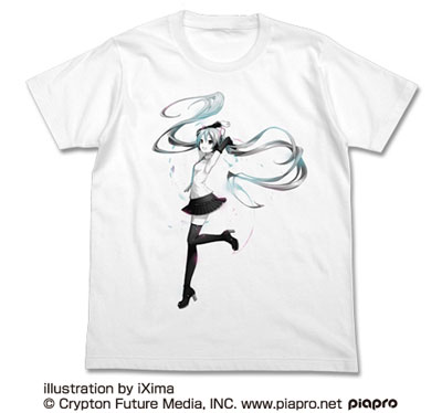 初音ミク V4X Tシャツ/WHITE-L（再販）[コスパ]《０７月予約》