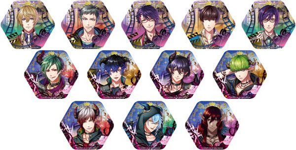 夢王国と眠れる100人の王子様 国別トレーディング缶バッジ A 12個入り