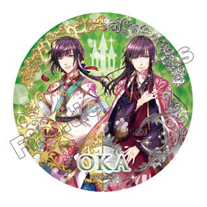 夢王国と眠れる100人の王子様 覚醒王子ビッグ缶バッジ 桜花