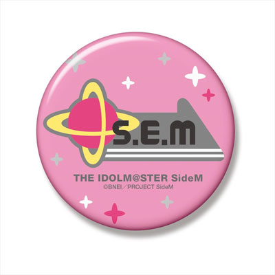 アイドルマスター SideM ロゴ缶バッジ S.E.M（再販）[Gift]《在庫切れ》