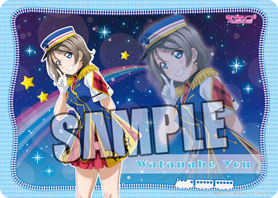 キャラクター万能ラバーマット ラブライブ！サンシャイン！！「渡辺曜」HAPPY PARTY TRAIN Ver.[ブロッコリー]《在庫切れ》