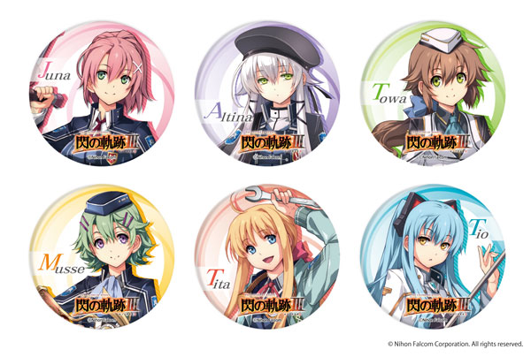 激レア　英雄伝説 閃の軌跡 缶バッジ　グラフアート 閃の軌跡III」缶バッジ（GraffArt） | 日本ファルコム 公式サイト