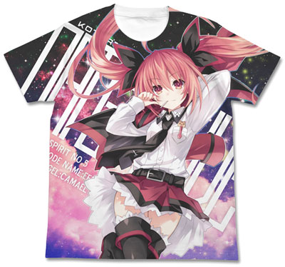 デート・ア・ライブ 原作版 五河琴里フルグラフィックTシャツ/WHITE-XL