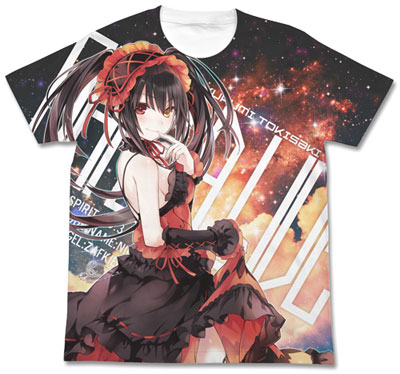 デート・ア・ライブ 原作版 時崎狂三フルグラフィックTシャツVer.2/WHITE-S（再販）[コスパ]《１２月予約》