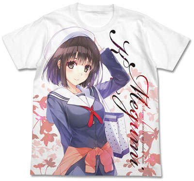 冴えない彼女の育てかた♭ 原作版 加藤恵フルグラフィックTシャツ 制服